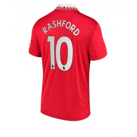 Herren Fußballbekleidung Manchester United Marcus Rashford #10 Heimtrikot 2022-23 Kurzarm